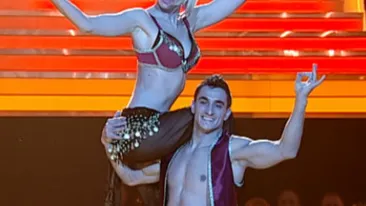 Incident la Dansez pentru tine! Ce s-a întâmplat cu soţia lui Marian Drăgulescu cu câteva clipe înainte de a intra în direct