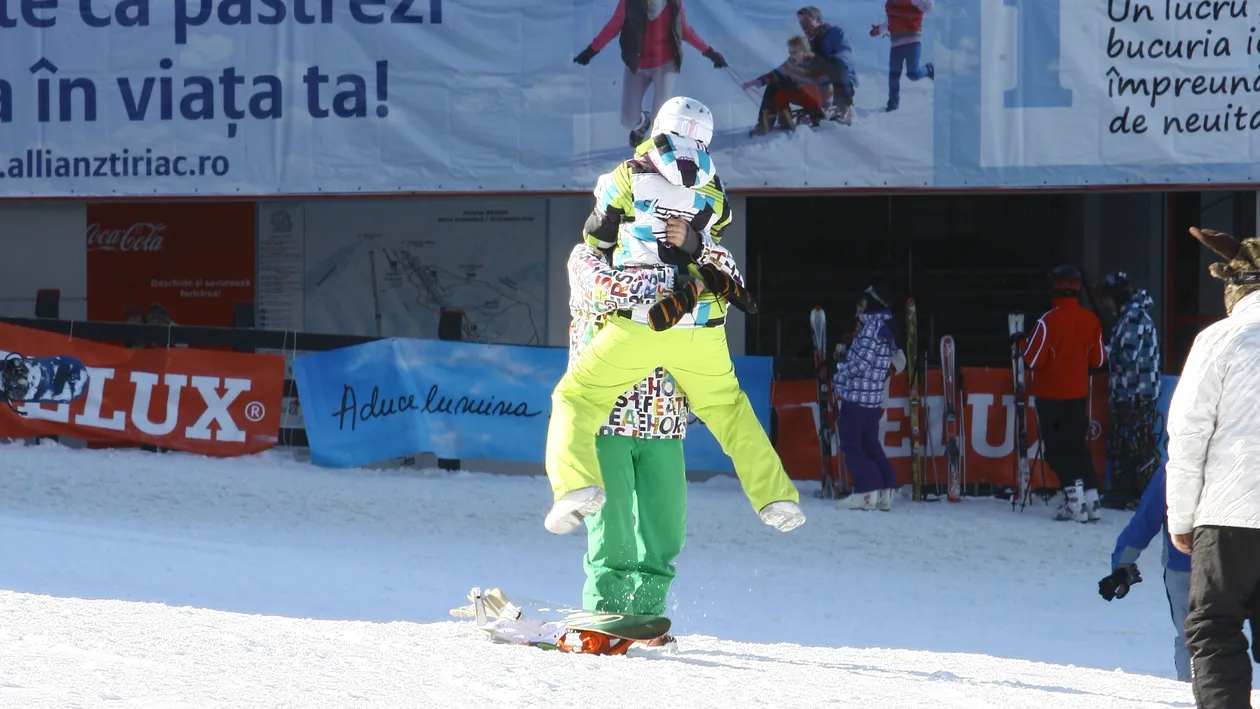 Preludiu pe partie! Roxana Ilie s-a harjonit cu sotul in zapada!