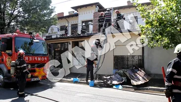 Incendiu langa sediul Pro TV! Un restaurant cu specific turcesc a fost cuprins de flacari!