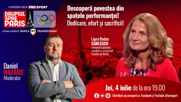Laura Badea-Cârlescu, campioană olimpică, mondială şi europeană la proba de floretă, invitata emisiunii ,,Drumul spre Paris’’ de joi, 4  iulie, de la ora 19:00