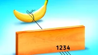 Test de logică | De care fir este legată banana: 1, 2, 3 sau 4?