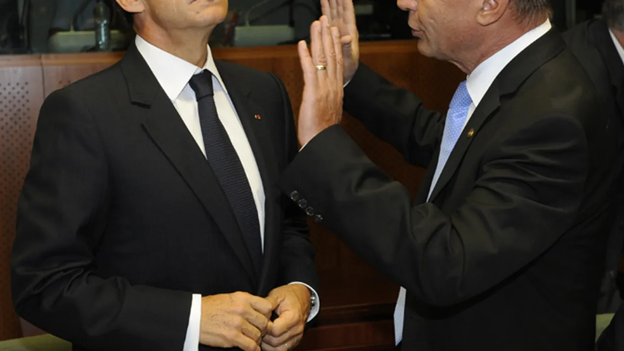 Basescu si Sarkozy, discutii aprinse pe tema romilor