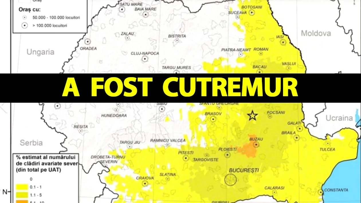 A fost cutremur mare în România! Cel mai puternic de anul acesta