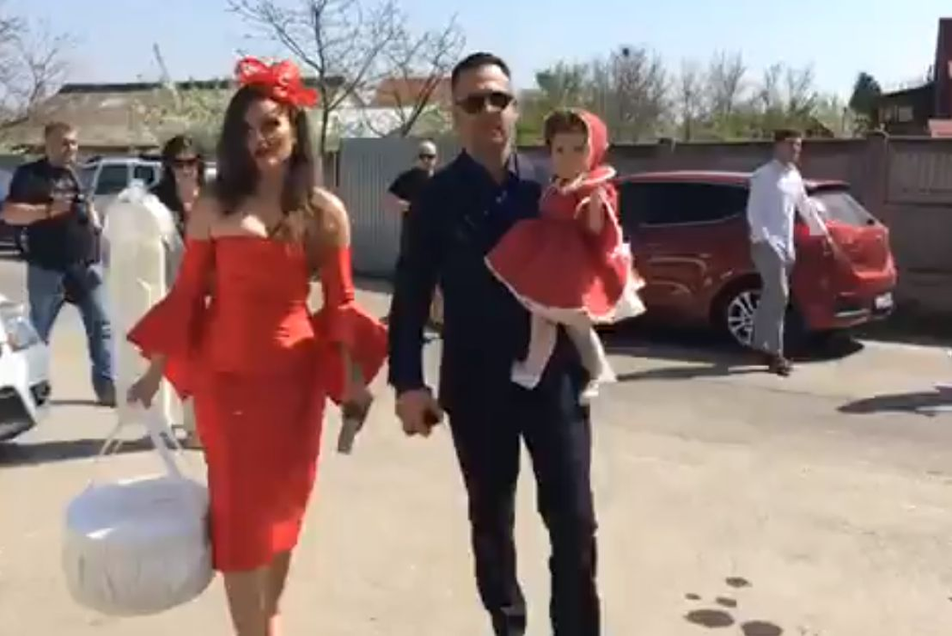 Cristina Șișcanu, Mădălin Ionescu și fiica lor, Petra