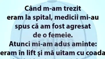 BANC | Medicii mi-au spus că am fost agresat de o femeie
