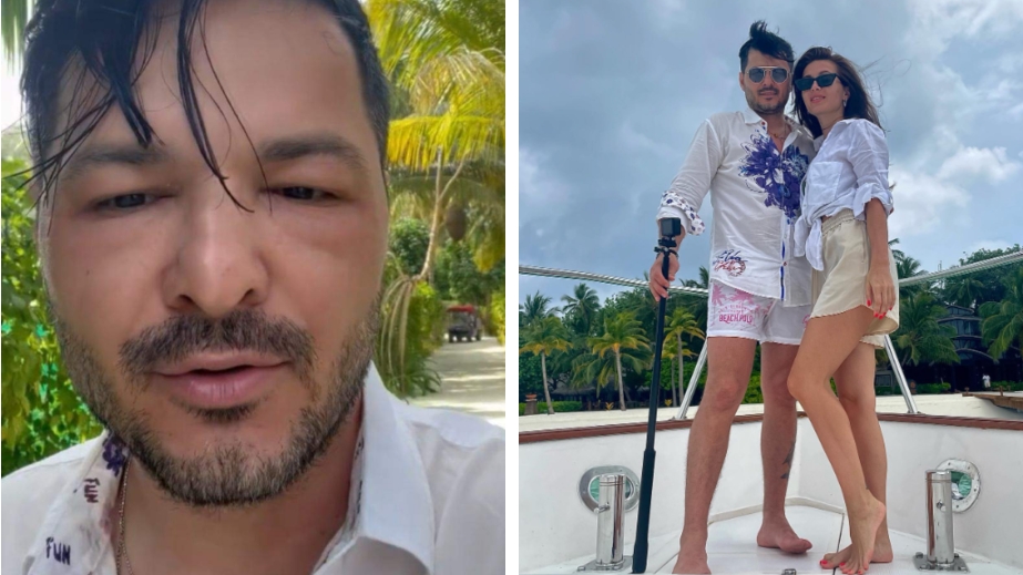 Liviu Vârciu, probleme de sănătate în Maldive! Prezentatorul de la Antena 1 a apărut cu fața umflată