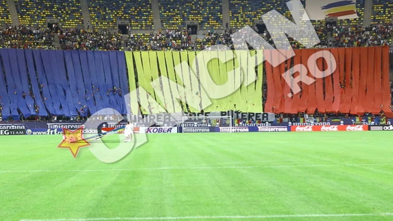 Ce nu s-a vazut la TV la meciul Romania - Andorra! Plictiseala pe teren, show in tribune!