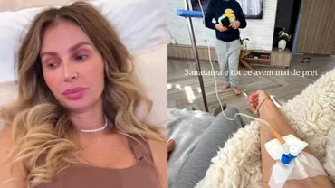 Andreea Bănică a ajuns pe perfuzii! Cu ce probleme de sănătate se confruntă: „Am căzut pur și simplu”