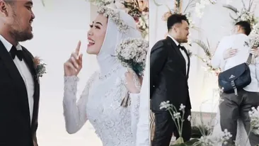 VIDEO | O mireasă și-a întrebat soțul în fața altarului dacă își poate îmbrățișa fostul iubit pentru ultima oară