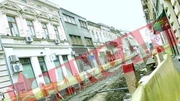 Lucrarile la centrul istoric al Capitalei bat pasul pe loc
