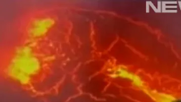 VIDEO SPECTACULOS! Vezi aici cum este in interiorul unui vulcan