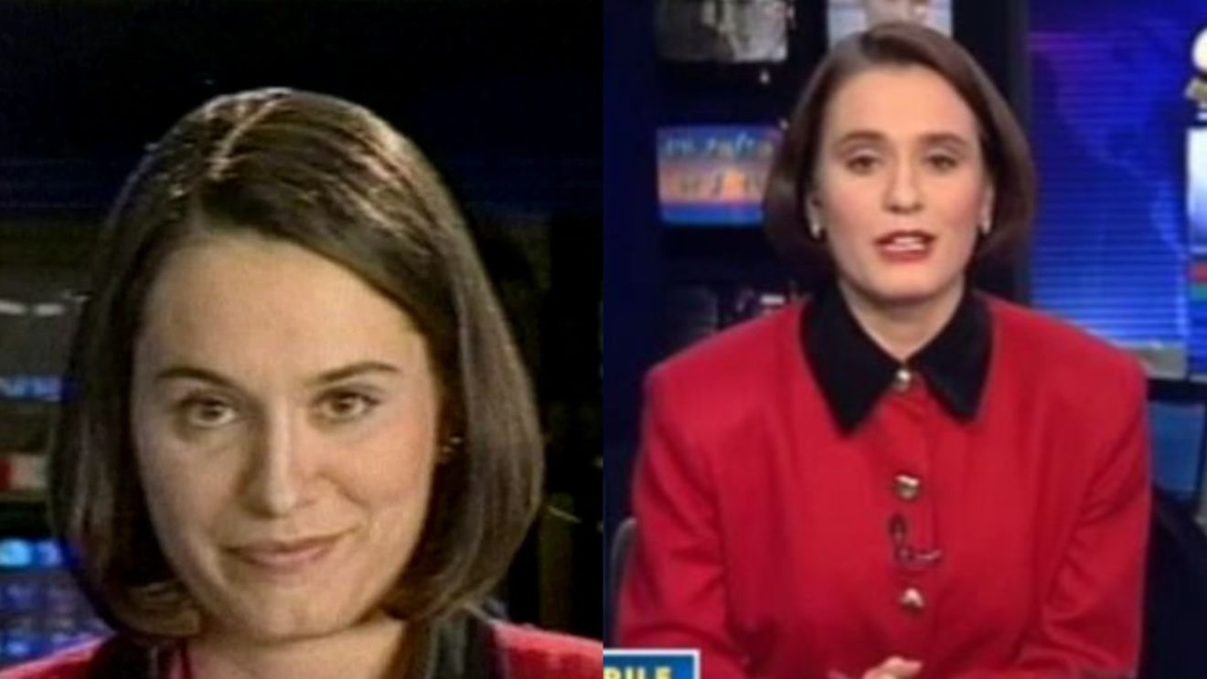 Cine i-a făcut Andreei Esca celebrul sacou roşu din prima transmisie PRO TV cu „Bună ziua, România, bună ziua, București”. E un designer celebru. VIDEO