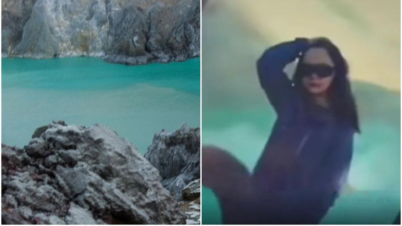 A vrut să îşi facă cel mai tare selfie, dar a murit pe loc! Femeia de 31 de ani a alunecat într-un crater de 75 m