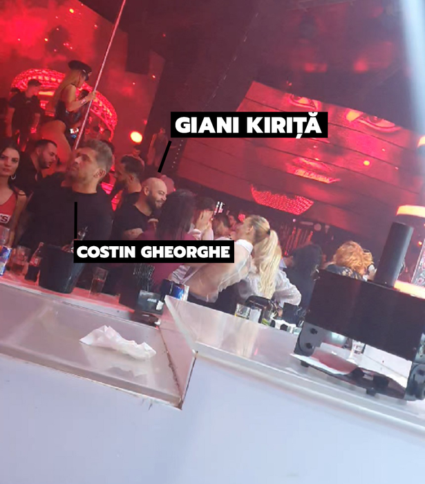 Giani Kiriță, mișcări de balerin cu o blondină tatuată