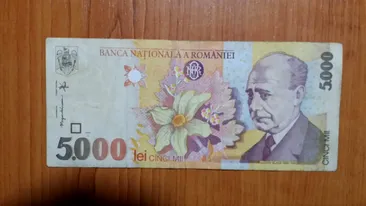 Mai știi celebra bancnotă de 5.000 de lei cu chipul lui Lucian Blaga? Se vinde cu 1.000 ron acum, în octombrie 2023