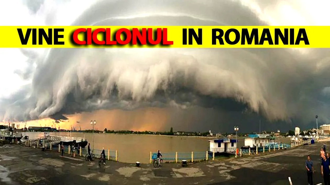 Vine ciclonul în România! ANM a făcut anunțul care a băgat frica în toți românii