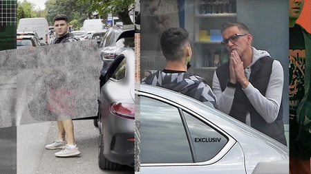 Cosmin Cernat și Mario Fresh, întâlnire de gradul 0 pe străzile din Capitală. „Ginerele” Andreei Esca a surprins pe toată lumea cu ținuta sa