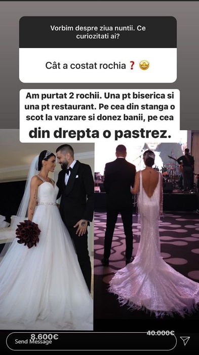 Adelina Pestrițu, lecție de viață emoționantă! Își vinde rochia de mireasă purtată în biserică pentru o cauză nobilă. Câte mii de euro valorează creația vestimentară