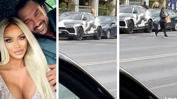 Alex Bodi și-a parcat pe trecerea de pietoni Lamborghini-ul de peste 200.000 de euro. Ce “urgență” avea afaceristului care era însoțit de Bianca Drăgușanu  | VIDEO