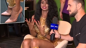 Laurette, gafa anului 2019. A purtat pantofi prea mici la o petrecere, iar un deget i-a rămas pe afară