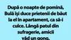 BANC | După o noapte de pomină, Bulă își duce prietenii de băut la el în apartament, ca să-i culce