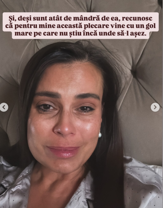 Anca Serea nu și-a mai putut stăpâni emoțiile. Gestul făcut după ce fiica ei a plecat la facultate