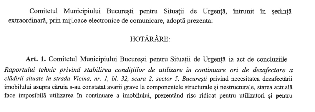 A venit decizia în cazul blocului groazei din Rahova! Va fi sau nu demolat?