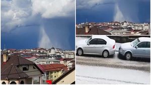 "Iisuse, ai milă de noi!". Fenomene meteo extreme în România! Au făcut ravagii