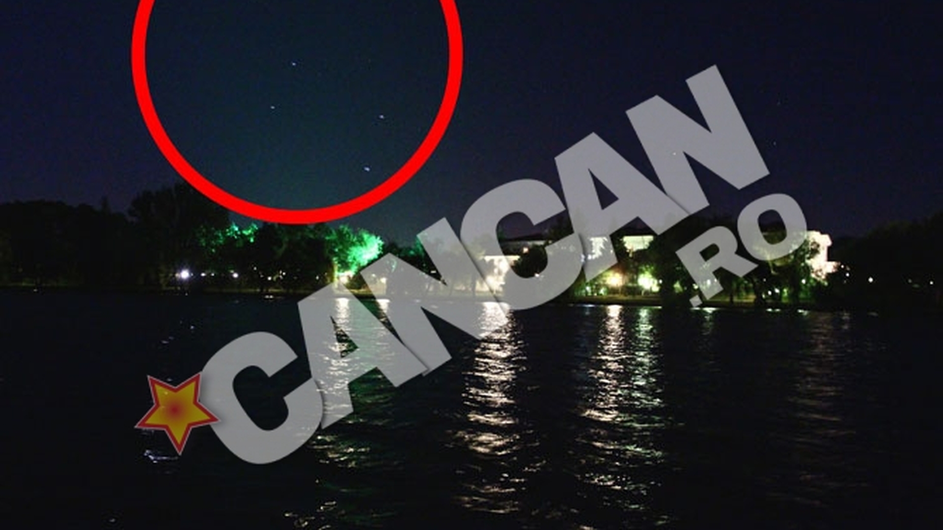 Semn de bun augur pentru miri! Carul Mare era deasupra Palatului Snagov cand a inceput petrecerea !