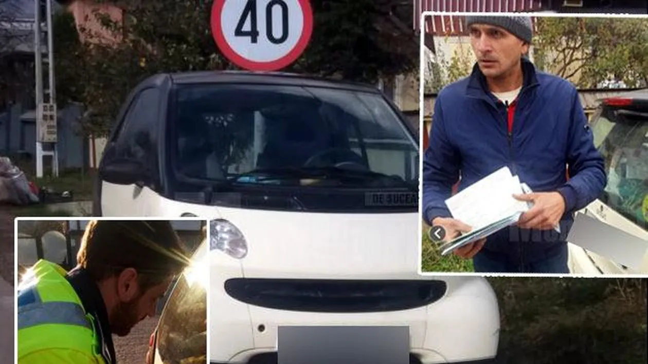 Ce număr de înmatriculare și-a pus acest bărbat din Suceava la mașină. Zice că e urmașul lui Ștefan cel Mare