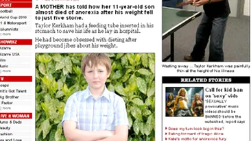 Anorexic la 11 ani: Refuzam sa ma spal! Credeam ca si sapunul are calorii!