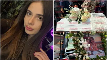 Iulia Cantolariu, condusă pe ultimul drum într-un sicriu alb. Imaginile durerii! EXCLUSIV