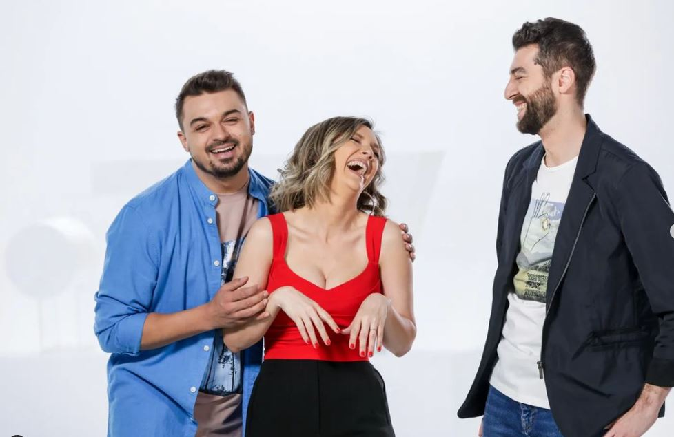 Bogdan Ciudoiu, Adela Popescu și Andrei Lăcătuș, alias Shurubel (Foto: Instagram)