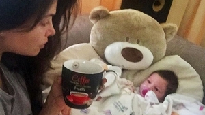 Alina Puşcaş şi-a deghizat fetiţa în iepure! Melissa i-a cucerit pe prieteni instant