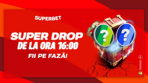 (P) La Superbet, ai Super Drop miercuri de la 16:00