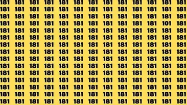 Test de perspicacitate | Găsiți numărul 101 în maximum 3 secunde!