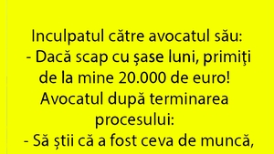 BANC | "Dacă scap cu 6 luni, primiți de la mine 20.000 de euro"