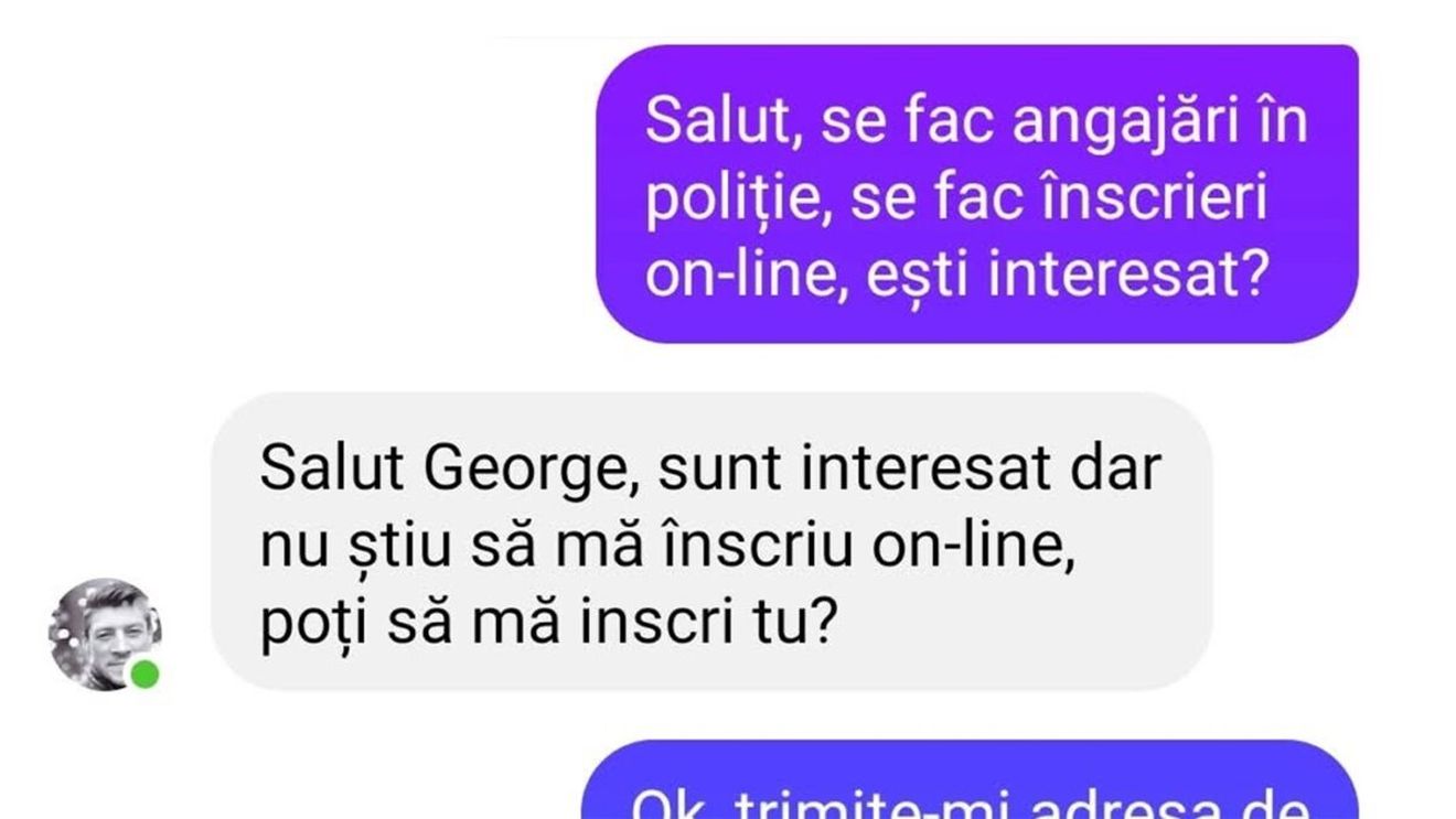 BANCUL ZILEI | Se fac angajări în Poliție