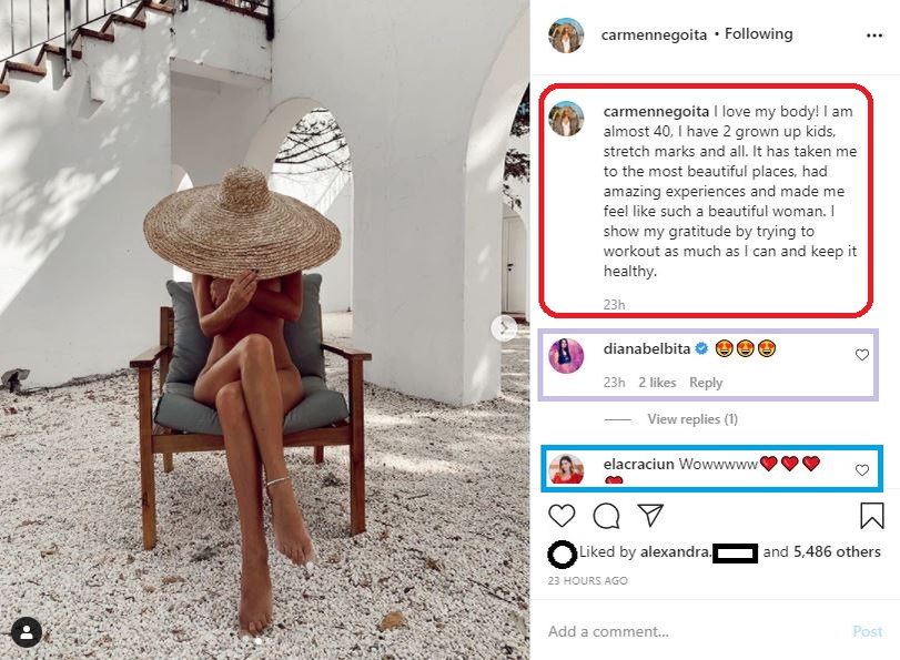 Carmen Negoiță, ședință foto în costumul Evei! Cum și-a ascuns zonele intime vedeta