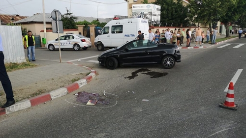 Accident mortal în Târgoviște! Un bărbat a fost lovit chiar pe trecerea de pietoni