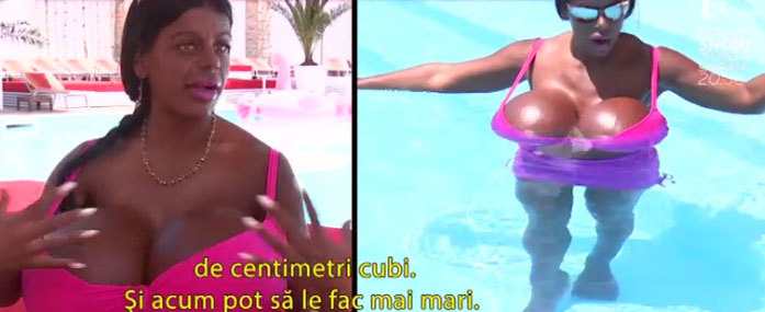 Iat-o pe femeia cu cei mai mari sâni ”ajustabili” din lume. Martina îi măreşte…cu o pompiţă!