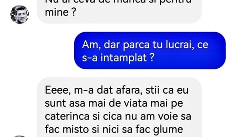 BANCUL DE LUNI | „Nu ai ceva de muncă și pentru mine?”