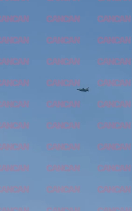 Încă o dronă a pătruns în România! Momentul în care avionul F-16 o doboară a fost filmat