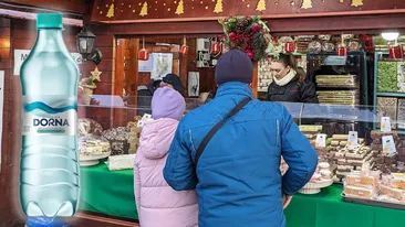 Câți lei a dat o bucureșteancă pentru o sticlă mică de apă plată, la Târgul de Crăciun din București