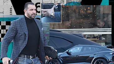 Alex Bodi și amicul lui au făcut planurile la restaurant. A impresionat cu ”bijuteria” de la mână, dar și cu bolidul de sute de mii de euro!
