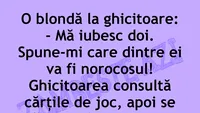 BANCUL ZILEI | O blondă, la ghicitoare: Mă iubesc 2! Care dintre ei va fi norocosul?