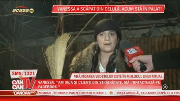 Vrăjitoarea Vanessa, în mijlocul unui ritual! De la vârsta de 7 ani, stau şi descânt pentru oamenii necăjiţi