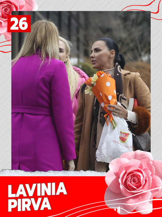 TOP 30 de vedete care au ”lovit” de 1 Martie! Inna, Elena Băsescu, Antonia… Cine a prins cel mai bogat buchet?