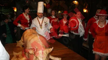 Festin culinar calare pe porc