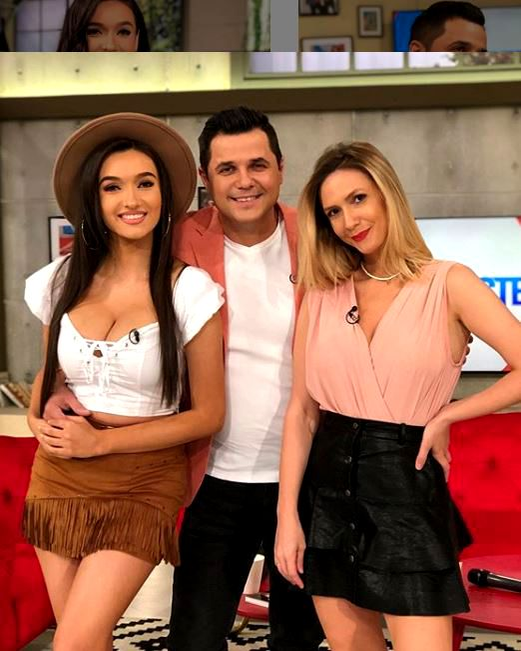 Cine este bruneta celebră care s-a sărutat pasional cu George Burcea, fostul soț al Andreei Bălan! Se spune că are cel mai frumos bust din showbizul românesc